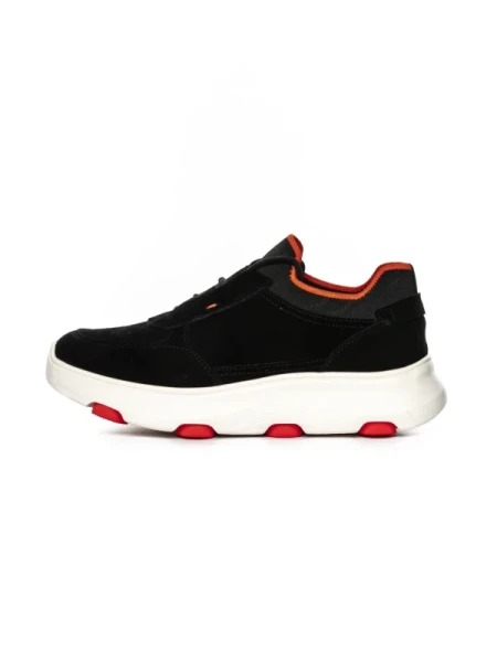Pantofi Sport Barbati din piele naturala 25911 BLACK | ADVANCER