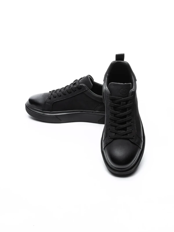 Pantofi Sport Barbati din piele naturala 3209B BLACK | ADVANCER