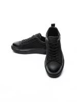 Pantofi Sport Barbati din piele naturala 3209B BLACK | ADVANCER