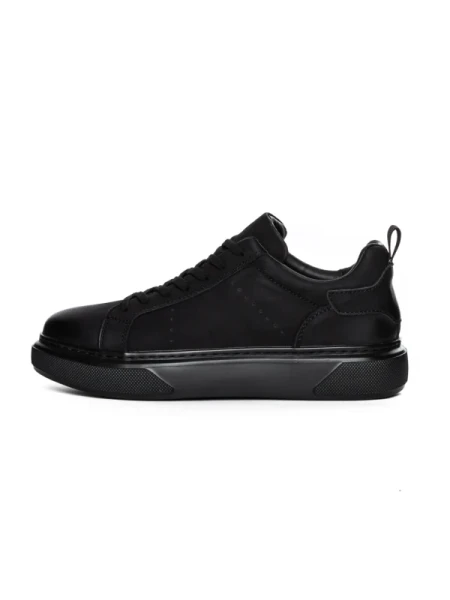 Pantofi Sport Barbati din piele naturala 3209B BLACK | ADVANCER