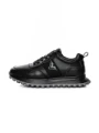 Pantofi Sport Barbati din piele naturala 7058 BLACK-GREY | ADVANCER