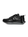 Pantofi Sport Barbati din piele naturala 7058 BLACK-GREY | ADVANCER