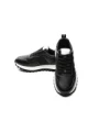 Pantofi Sport Barbati din piele naturala 7058 BLACK-WHITE | ADVANCER