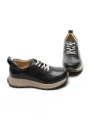 Pantofi Sport Dama din piele naturala 10886 BLACK | ADVANCER