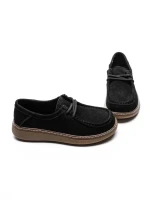 Pantofi Casual Dama din piele naturala 898 BLACK | ADVANCER
