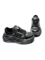 Pantofi Sport Barbati din piele naturala 98512-1 BLACK | ADVANCER