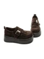 Pantofi Casual Dama din piele naturala 5005 BROWN | ADVANCER