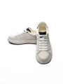 Pantofi Sport Barbati din piele naturala 8632-1 WHITE-BLACK | ADVANCER