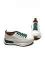 Pantofi Sport Dama din piele naturala BG08 CREAM-GREEN | ADVANCER