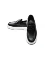 Mocasini Barbati 5NXE56 BLACK-WHITE | EXCENTRIC SHOES