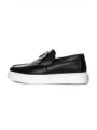Mocasini Barbati 5NXE56 BLACK-WHITE | EXCENTRIC SHOES