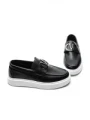 Mocasini Barbati 5NXE56 BLACK-WHITE | EXCENTRIC SHOES