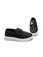 Mocasini Barbati 5NXE55 BLACK-WHITE | EXCENTRIC SHOES