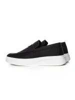 Mocasini Barbati 5NXE55 BLACK-WHITE | EXCENTRIC SHOES
