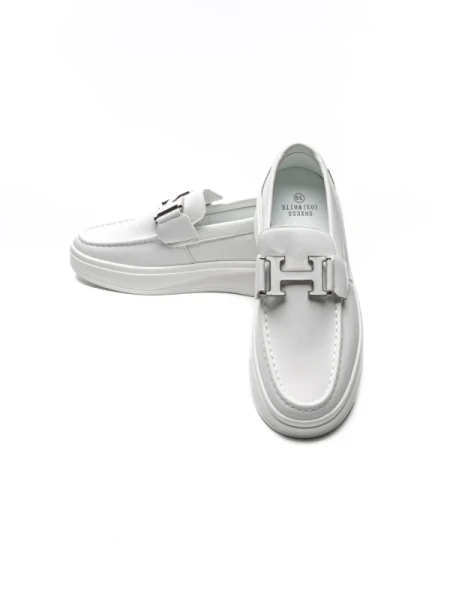 Mocasini Barbati 5NXE55 ALL WHITE | EXCENTRIC SHOES