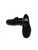 Mocasini Barbati din piele naturala 5NXE79 BLACK | PANTOFUL
