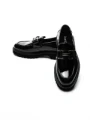 Mocasini Barbati din piele naturala 5NXE25 BLACK | PANTOFUL