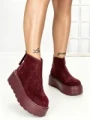 Ghete Dama cu Platforma 58WL19 WINERED | MEI