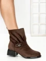 Ghete Dama Imblanite 6GS16 BROWN | MEI