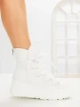 Ghete Dama cu Platforma 6ZP13 WHITE | MEI
