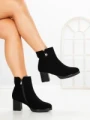 Botine cu Toc Gros 6AH33 BLACK | MEI