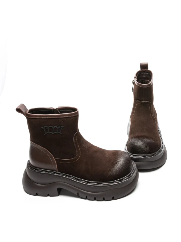 Ghete Dama din piele naturala 10551-2 BROWN | ADVANCER