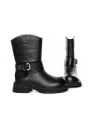 Ghete Dama din piele naturala 5160-2 BLACK | ADVANCER