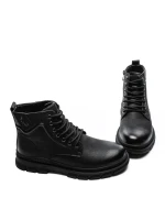 Ghete Barbati din piele naturala WM2901 BLACK | ADVANCER