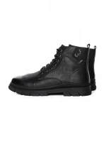 Ghete Barbati din piele naturala WM2901 BLACK | ADVANCER