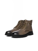 Ghete Barbati din piele naturala WM2901 KHAKI | ADVANCER