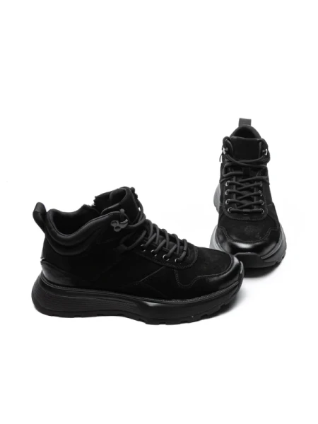 Ghete Barbati din piele naturala 5360 BLACK | ADVANCER