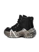 Ghete Dama din piele naturala 10806 BLACK | ADVANCER