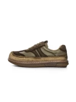 Pantofi Sport Dama din piele naturala 6022 KHAKI | ADVANCER