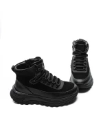 Ghete Barbati din piele naturala 5361 BLACK | ADVANCER