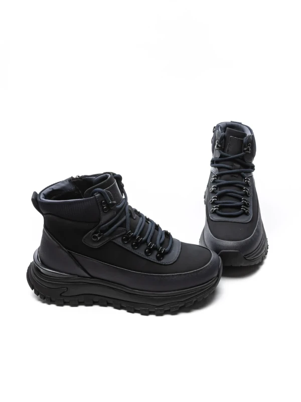 Ghete Barbati din piele naturala 5361 BLUE | ADVANCER