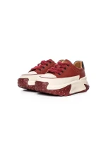 Pantofi Sport Dama din piele naturala KM9071-2 RED | ADVANCER