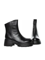 Ghete Dama din piele naturala 83125 BLACK | ADVANCER