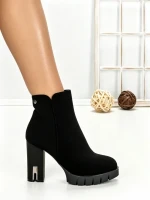 Botine cu Toc Gros 6AH36 BLACK | MEI