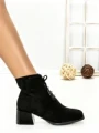 Botine cu Toc Gros 6AH30 BLACK | MEI