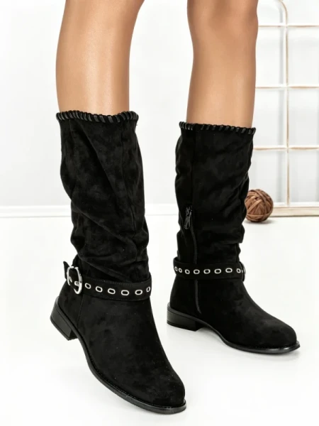 Ghete Dama 6AH25 BLACK | MEI