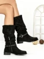 Ghete Dama 6AH25 BLACK | MEI