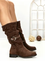 Ghete Dama 6AH25 DARK BROWN | MEI
