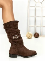 Ghete Dama 6AH25 DARK BROWN | MEI