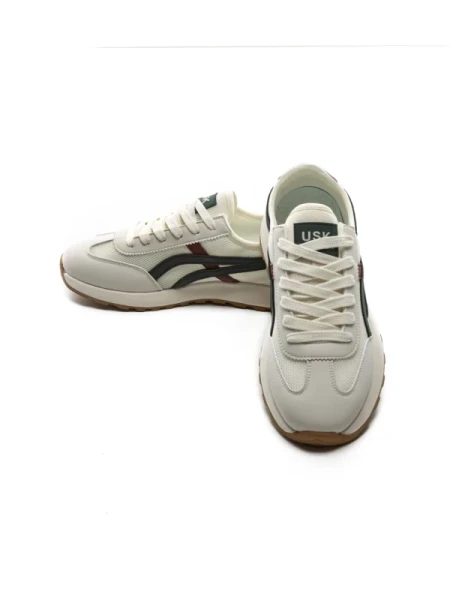Pantofi Sport Barbati 5125 BEIGE-GREEN | MEI